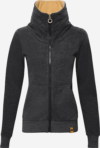 Fli Papigu Sweatjacke 'Beast Mode' in Grau: predná strana