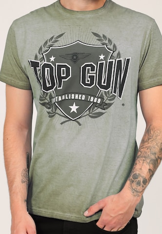 TOP GUN Shirt in Groen