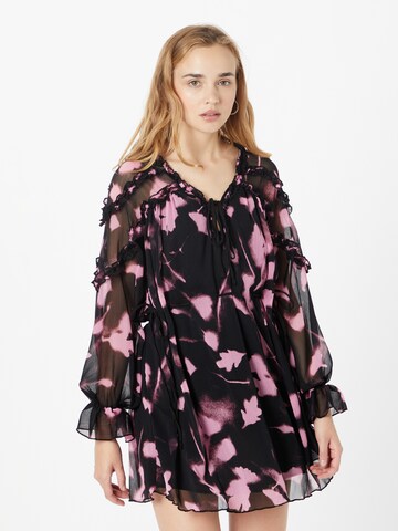 TOPSHOP Sukienka w kolorze czarny: przód
