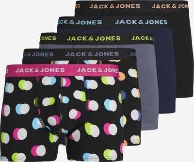 JACK & JONES Boxershorts 'REESE' i marinblå / pitaya / svart / vit, Produktvy