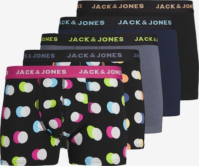 JACK & JONES Bokseršorti 'REESE', krāsa - tumši zils / rozīgs / melns / balts, Preces skats