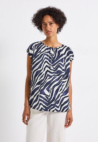 STREET ONE Blouse in Blue: front