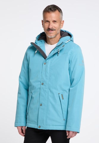 Veste d’hiver Schmuddelwedda en bleu : devant