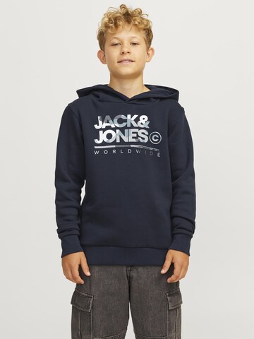 Jack & Jones Junior - Sweatshirt 'JJLuke' em azul: frente