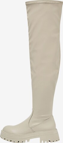 Pull&Bear Overknees in Beige