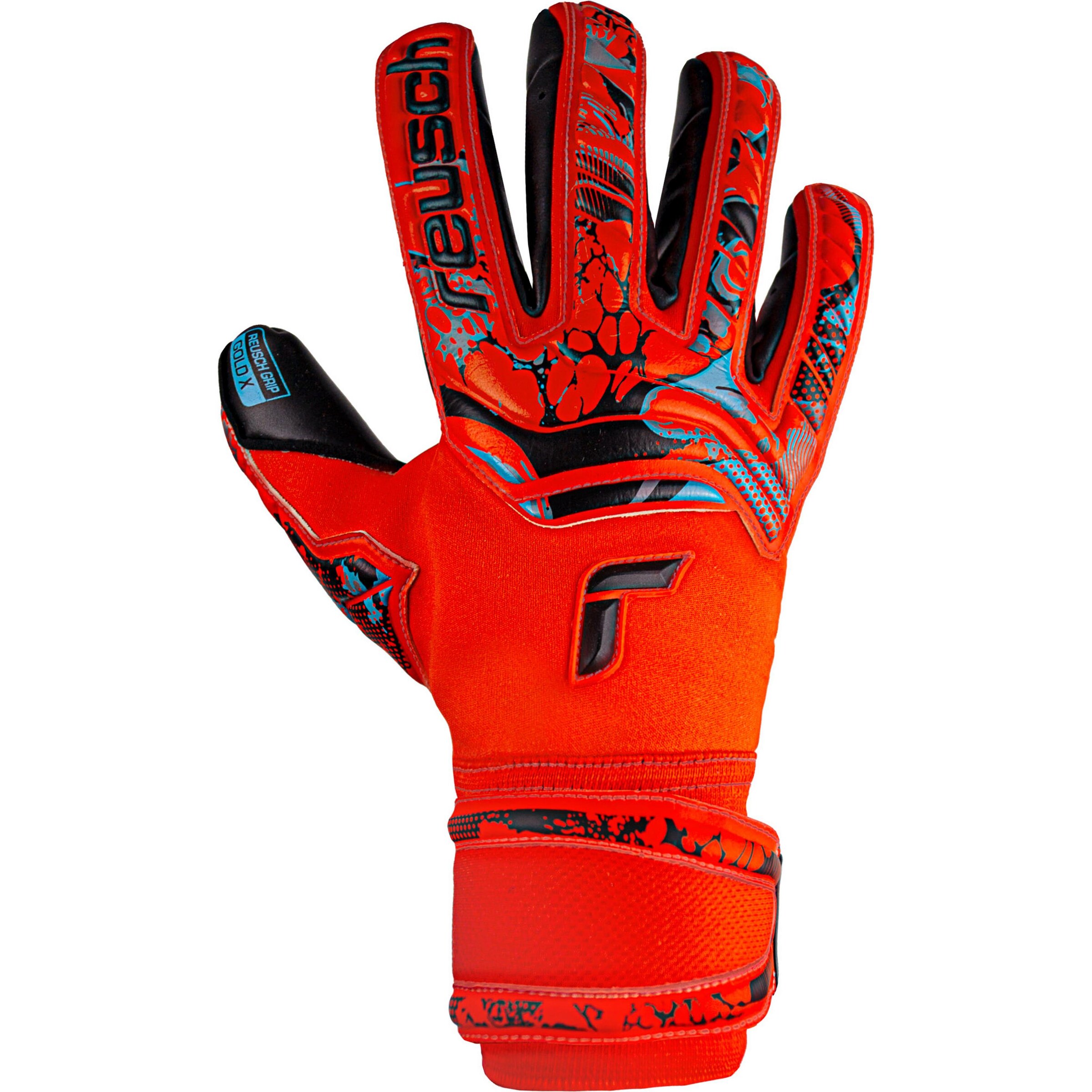 REUSCH Torwarthandschuhe 'Attrakt Gold X' in Orange: Vorderseite