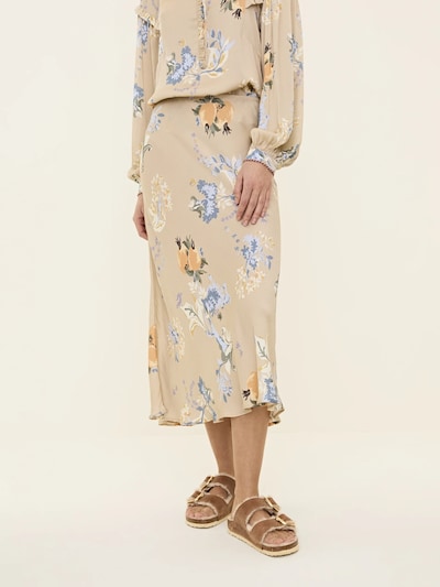 Odd Molly Skirt 'The Prom' in Sand / Dusty blue / Fir / Light orange, Item view