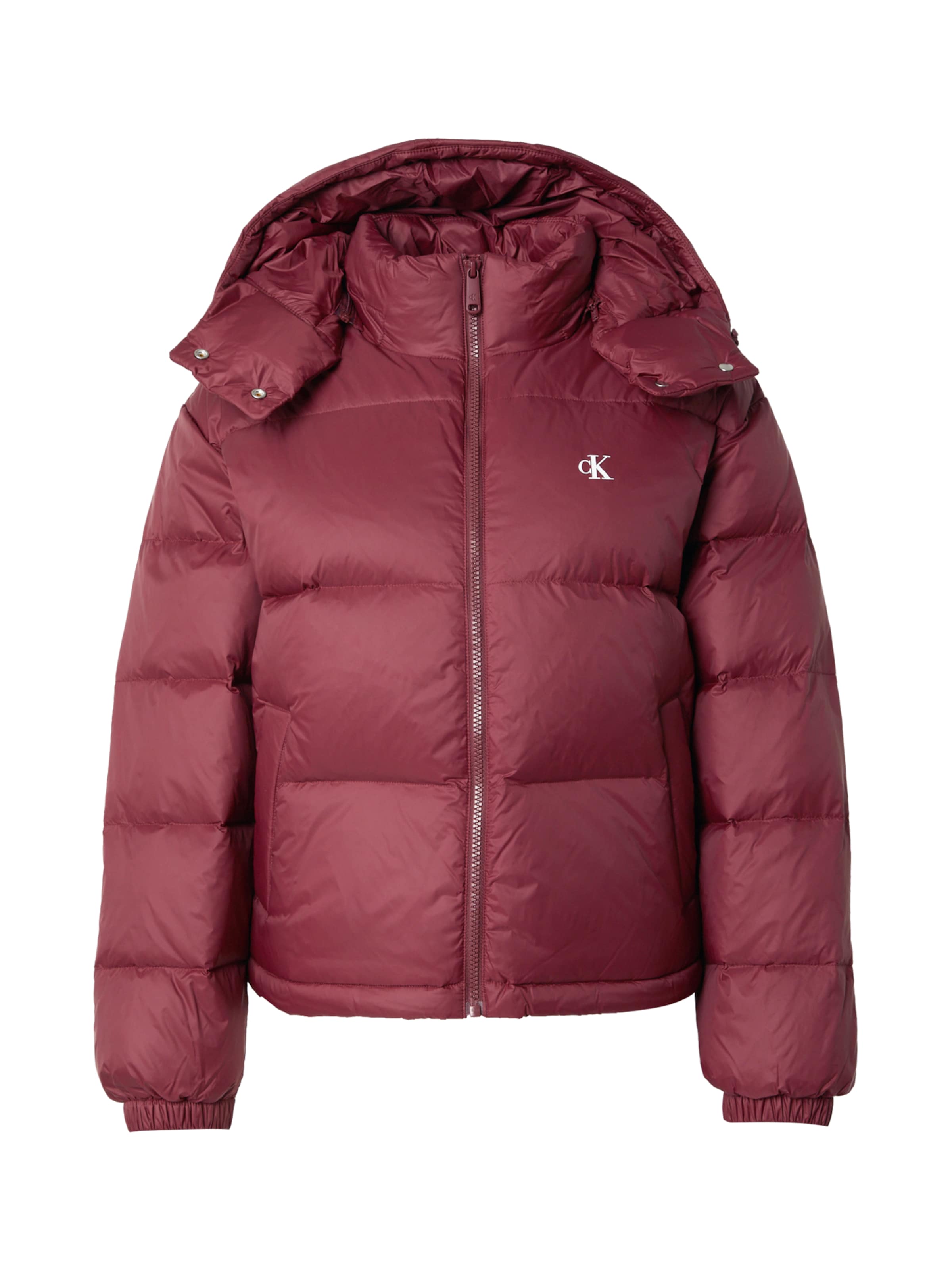 raudona Calvin Klein Jeans Žieminė striukė &#x27;Essential&#x27;: priekis