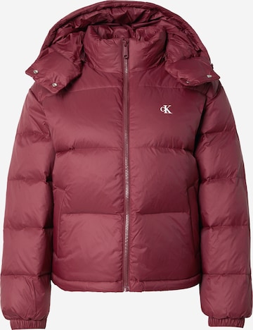 sarkans Calvin Klein Jeans Ziemas jaka 'Essential': no priekšpuses