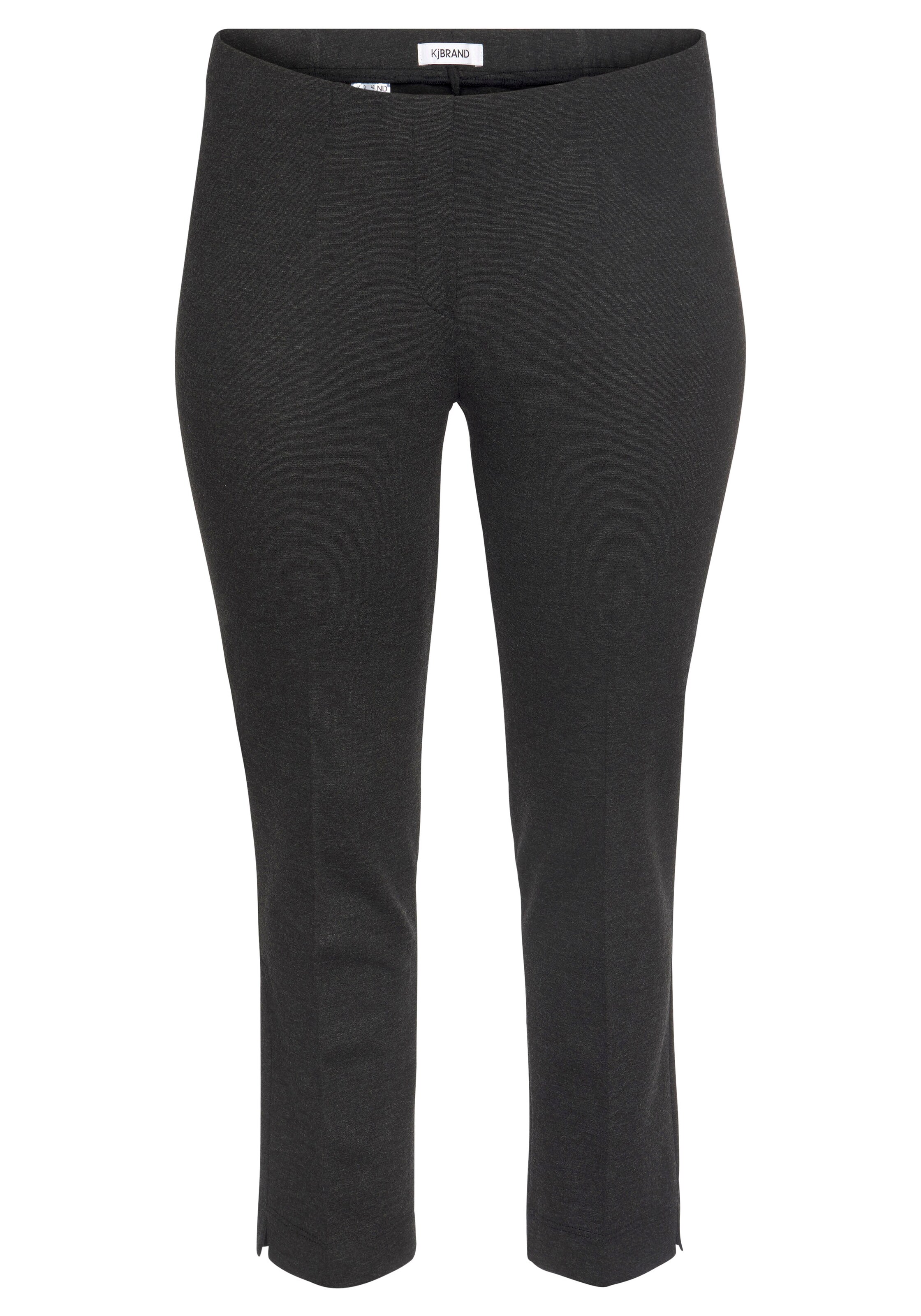 KjBRAND Slim fit Pants in Grey: front
