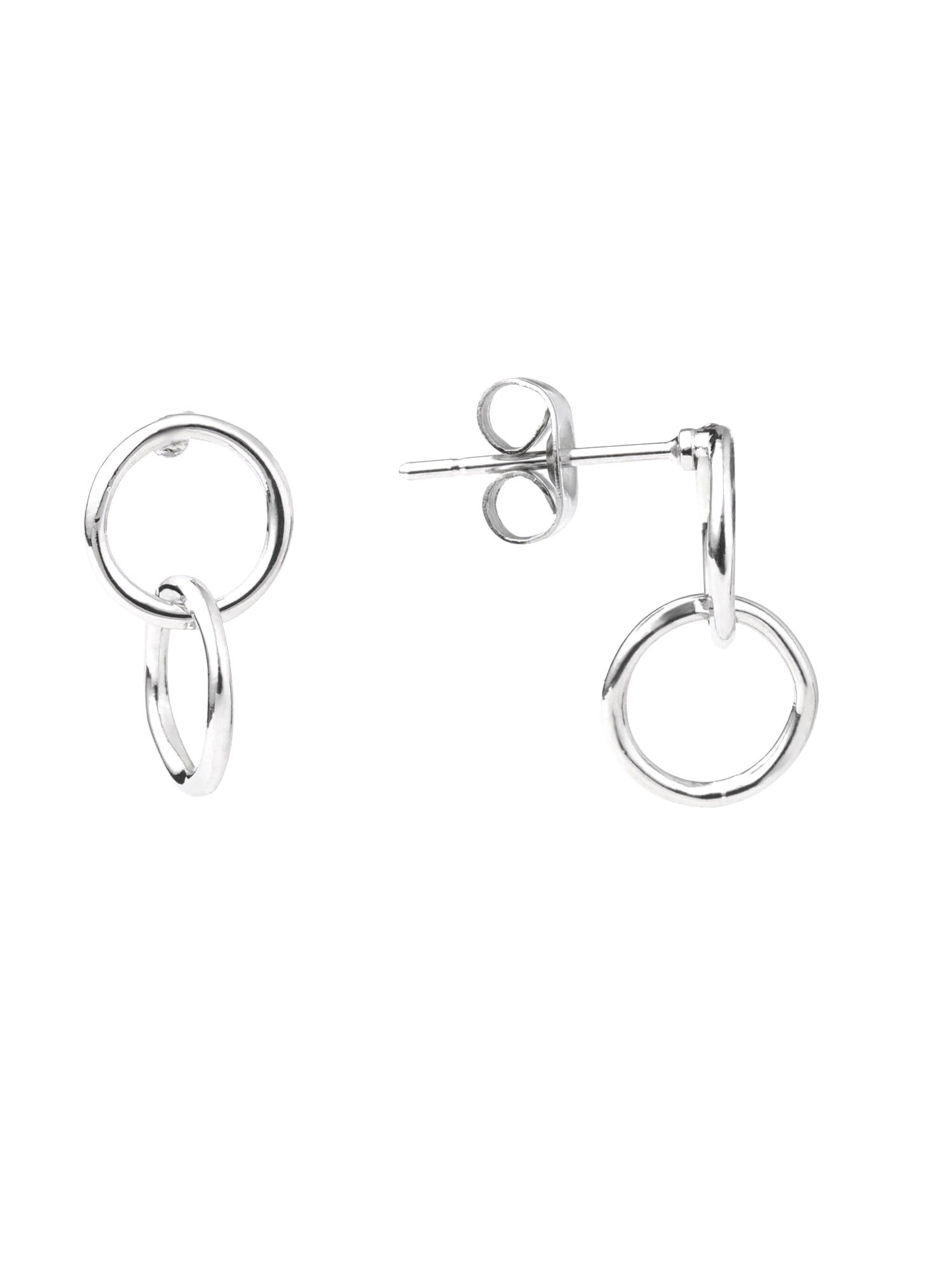 Heideman Oorbellen in Zilver: voorkant