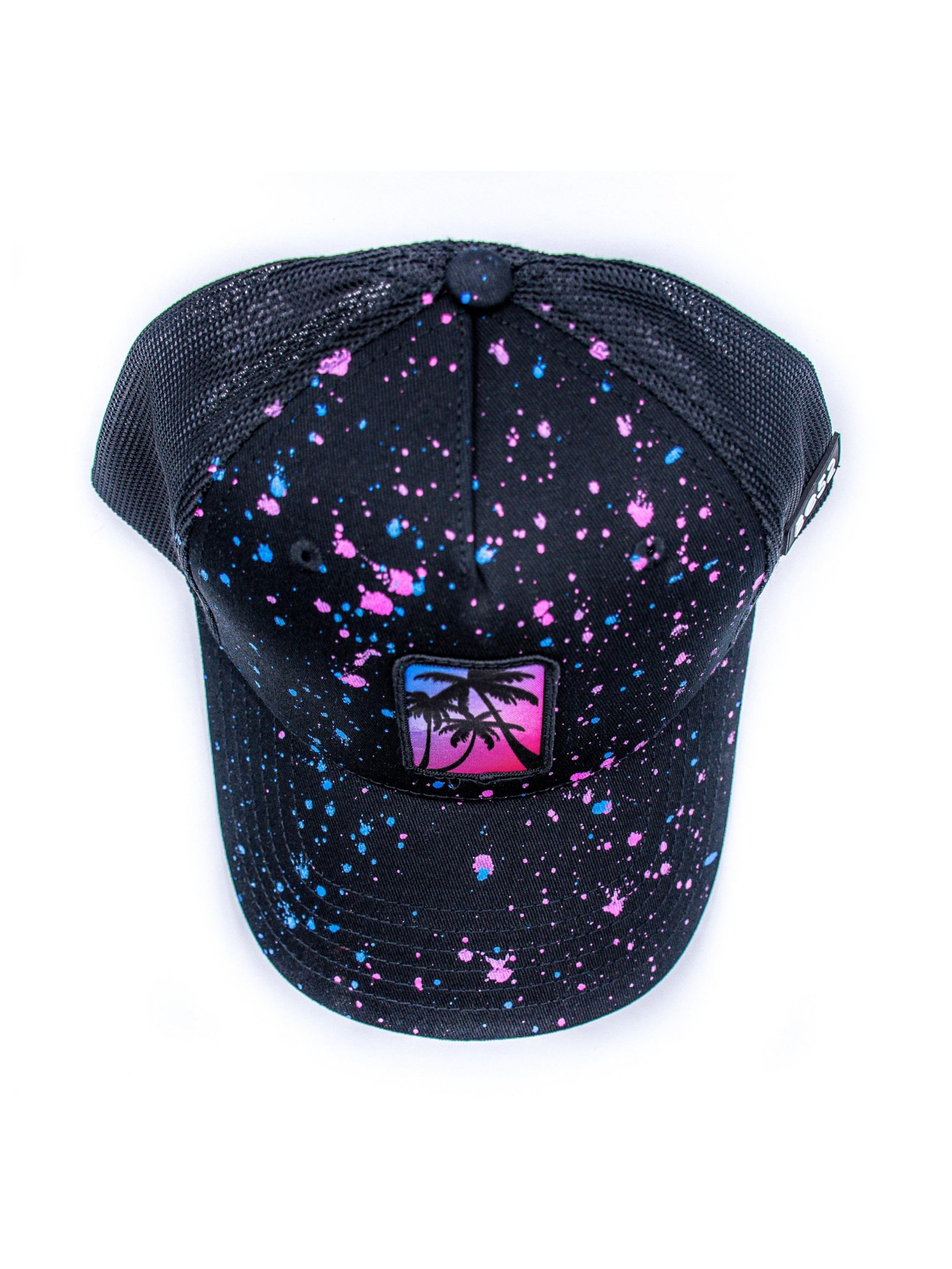 Be52 Hætte 'Palms splash premium' i sort