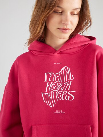 OH APRIL Sweatshirt in Roze