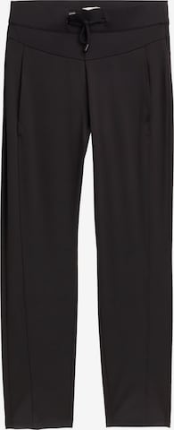 TOM TAILORLoosefit Hlače - crna boja: prednji dio
