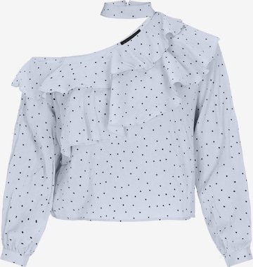 NAEMI Blúzka - Modrá: predná strana