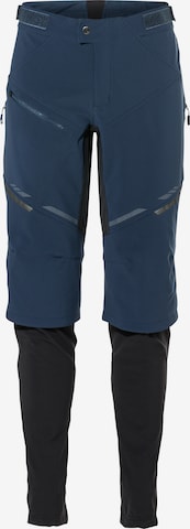 VAUDE Outdoorbroek 'M Virt SFT P II' in Blauw: voorkant