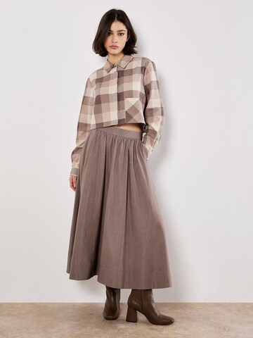 Apricot Blouse ' ' in Grey: front