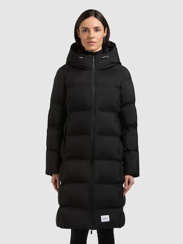khujo Mantel 'Finnie4' in Schwarz: Vorderseite