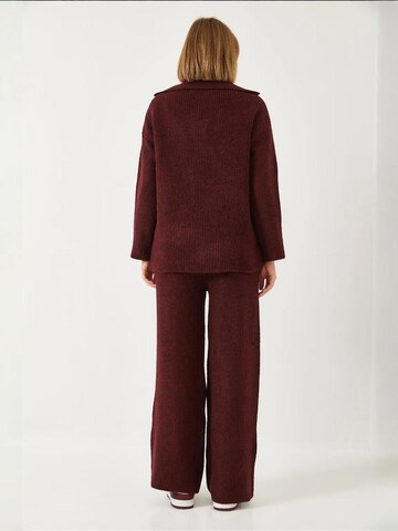 Bianco Lucci Hausanzug 'Zweiteiliges Set'‌‌‌‌‌ in Rot