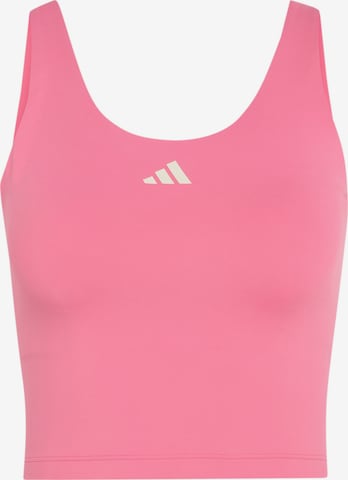 ADIDAS PERFORMANCE Спортивный топ 'Studio All Me' в Ярко-розовый: спереди