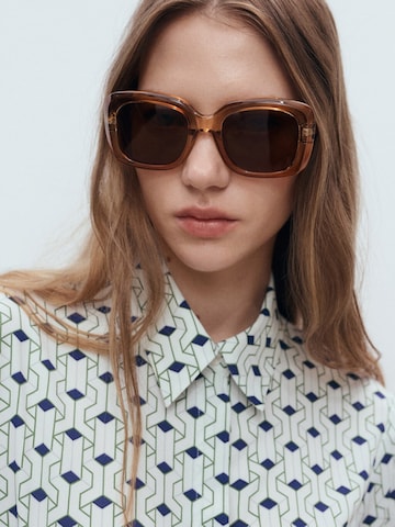 MANGO Blus i blå