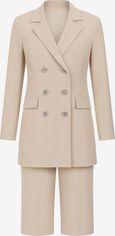 MODAMIHRAM Hosenanzug in Beige: Vorderseite