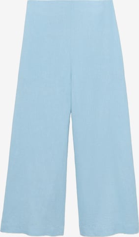 MANGO Trousers 'LINOVISF' in Blue: front