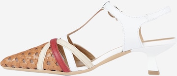 Lorenzo Mari Sandals in Beige: front