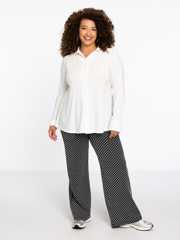 YOEK Wide Leg Hose in Schwarz