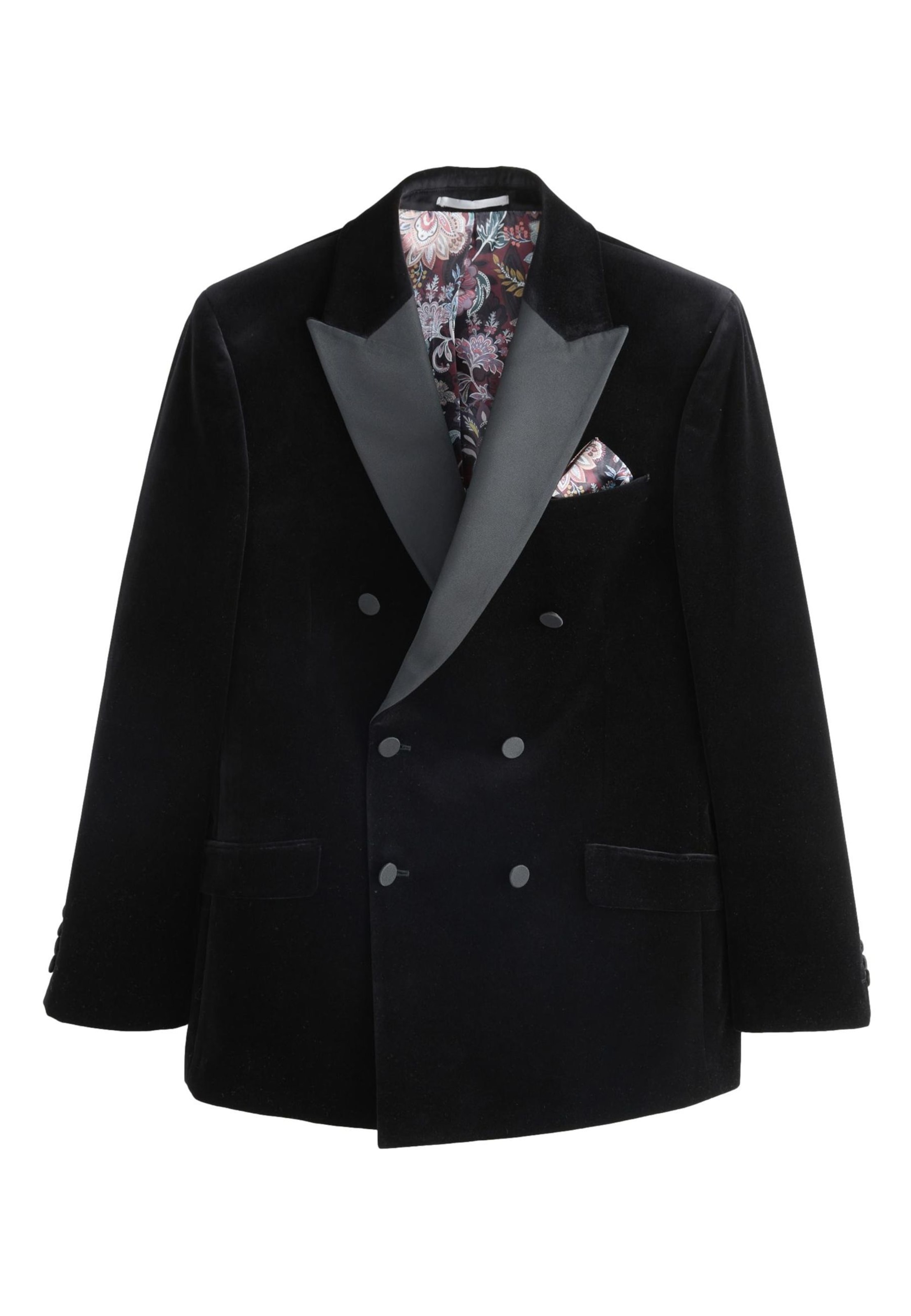 Next Regular fit Blazer in Black: front