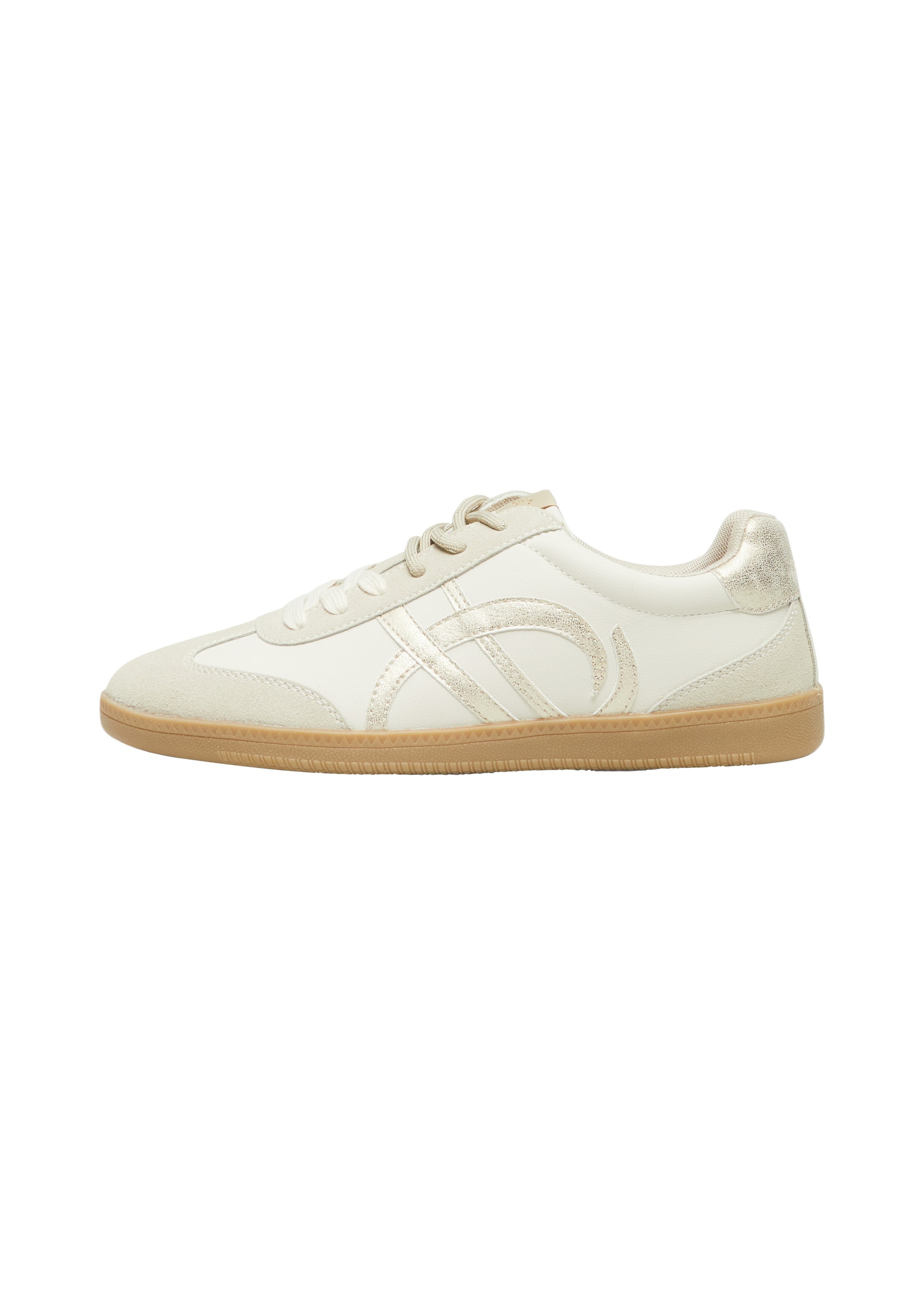 Baskets basses s.Oliver en beige : devant