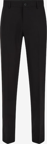 WE FashionSlimfit Hlače - crna boja: prednji dio