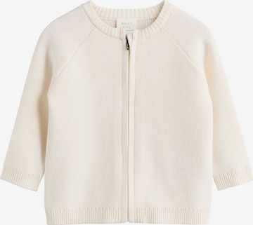 Next Neuletakki värissä valkoinen: etupuoli