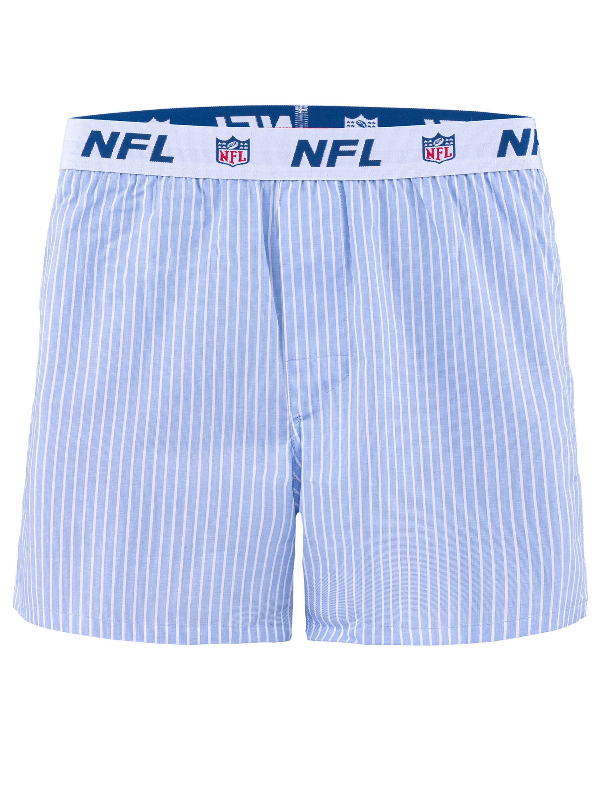 Huddle Boxer shorts ' NFL Shield Stripe ' in Blue