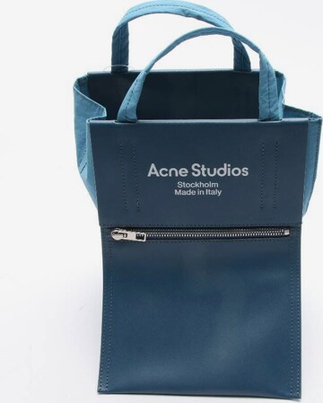 Acne Schultertasche / Umhängetasche One Size in Blau: predná strana