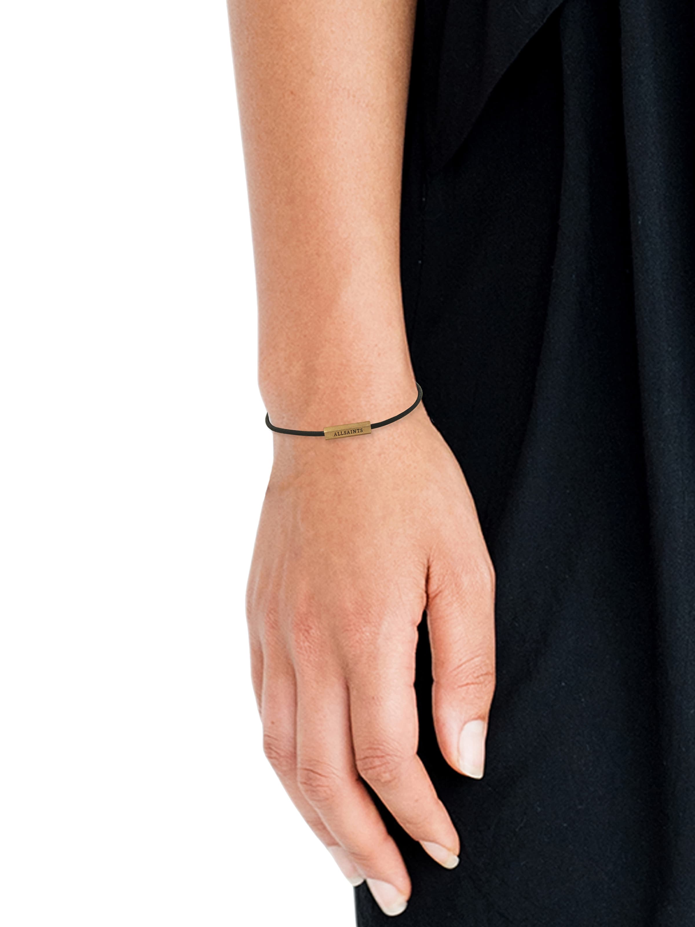 AllSaints Náramek 'FRIENDSHIP' – černá
