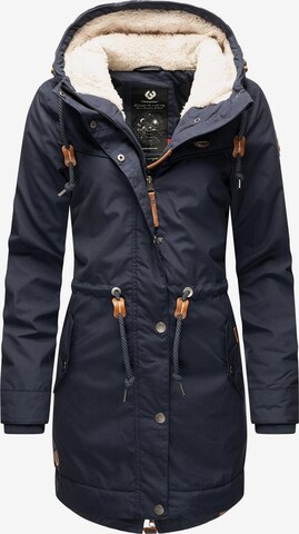 Ragwear Winter Parka 'Canny' in Blue: front