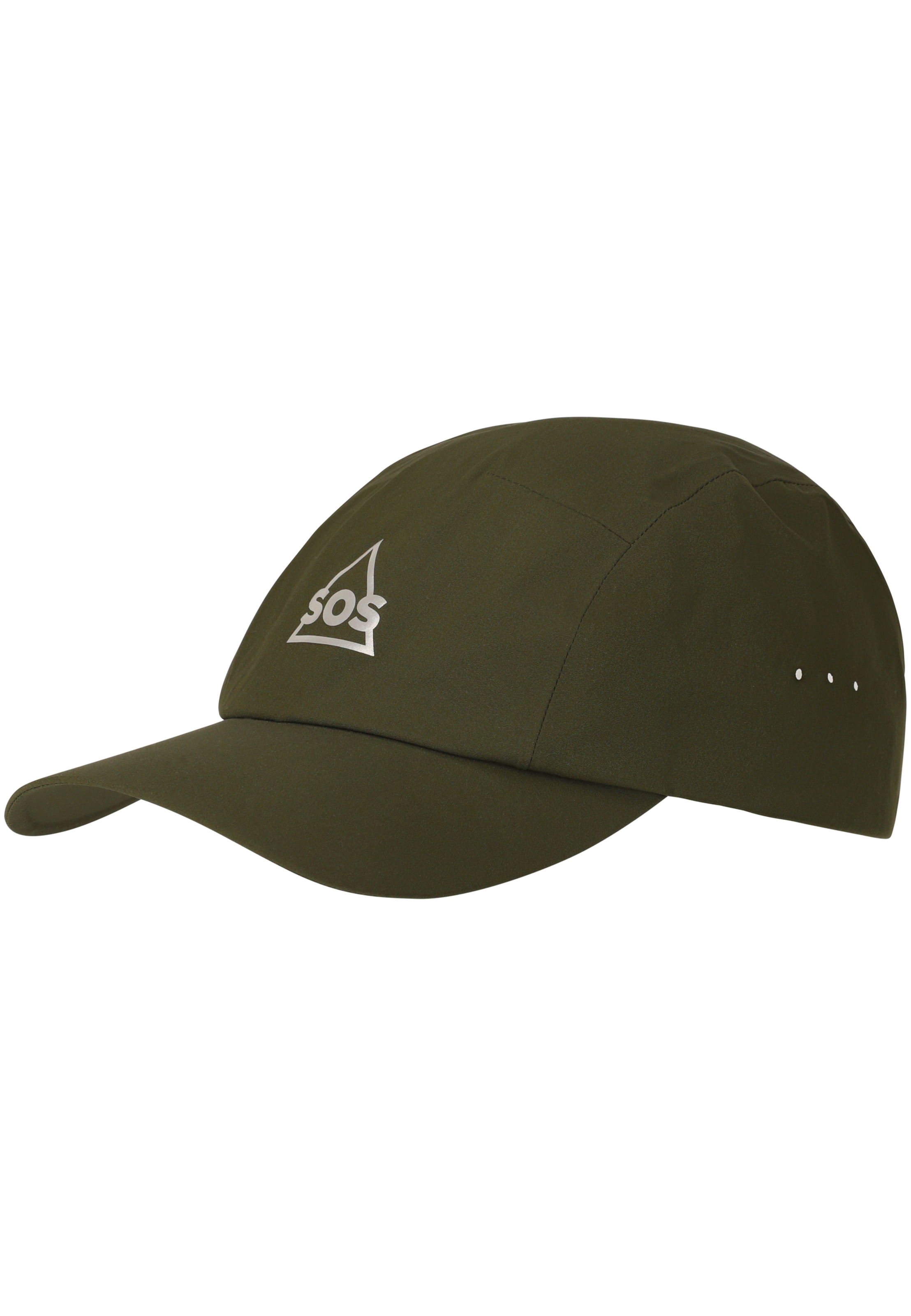 SOS Cap 'Ash' in Green: front