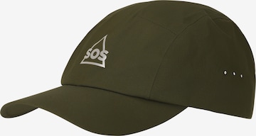 SOS Cap 'Ash' in Green: front