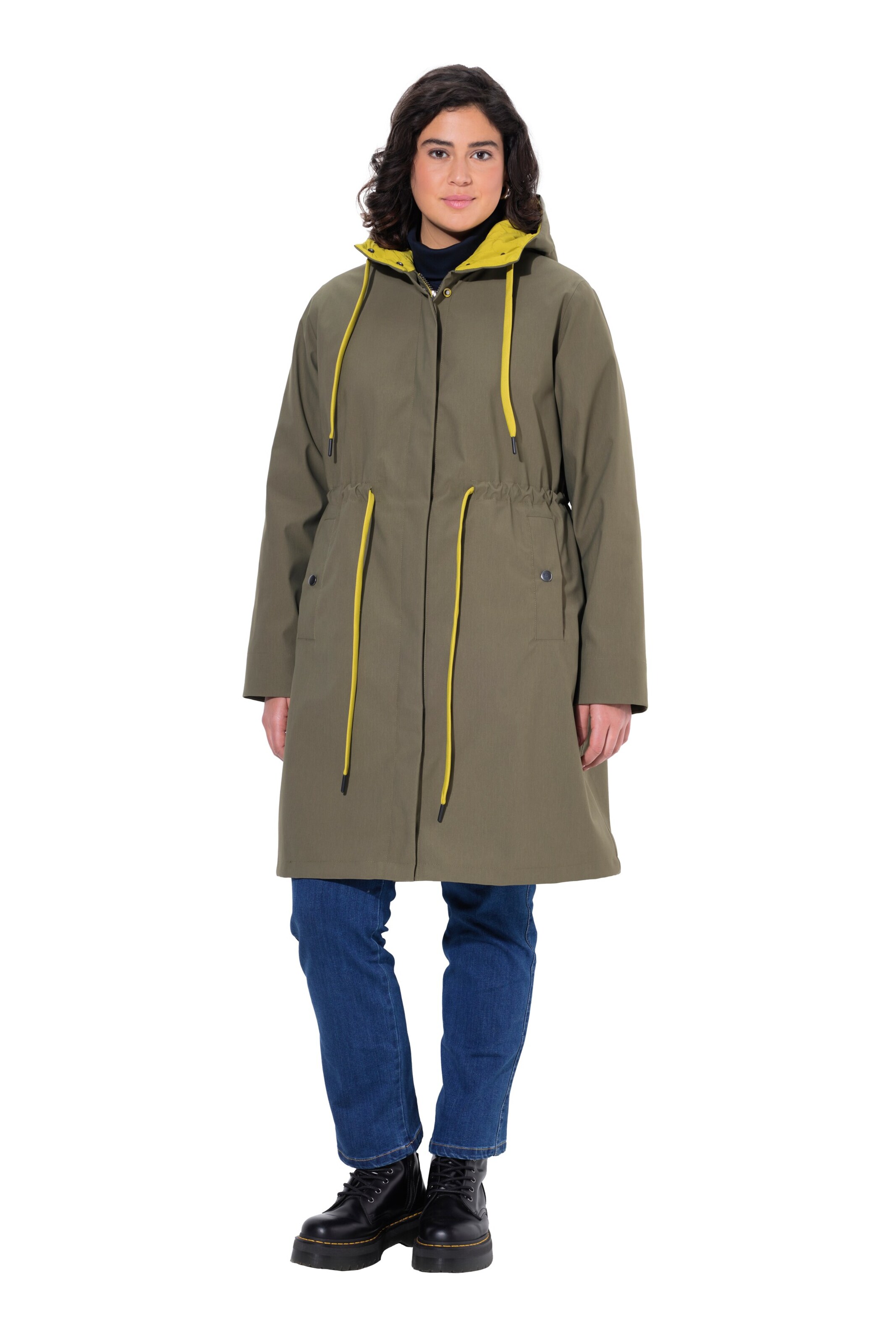 Ulla Popken Tussenmantel in Groen