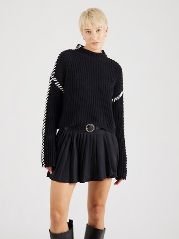 Pull-over 'VMNEWCREAM' VERO MODA en noir : devant