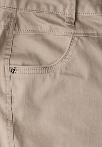 STREET ONE Slimfit Hose in Beige