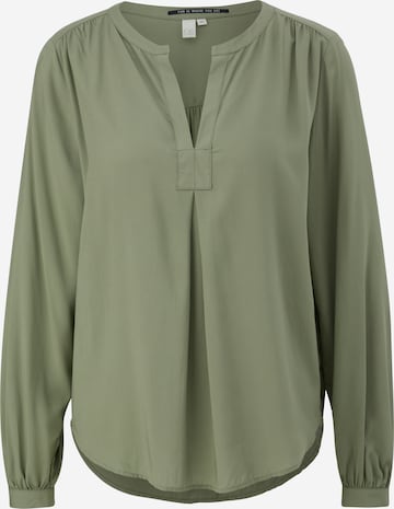 QS Bluza | zelena barva: sprednja stran