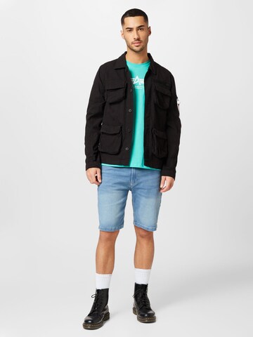 ALPHA INDUSTRIES Póló - zöld