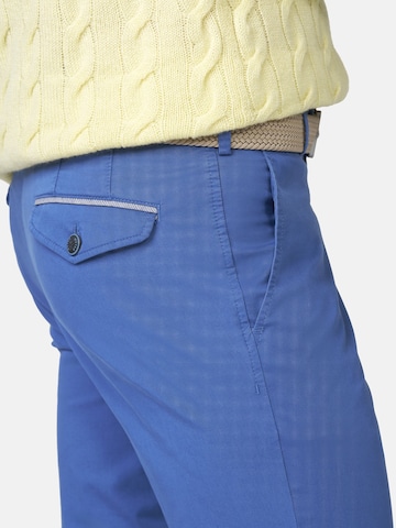 Regular Pantalon chino MEYER en bleu