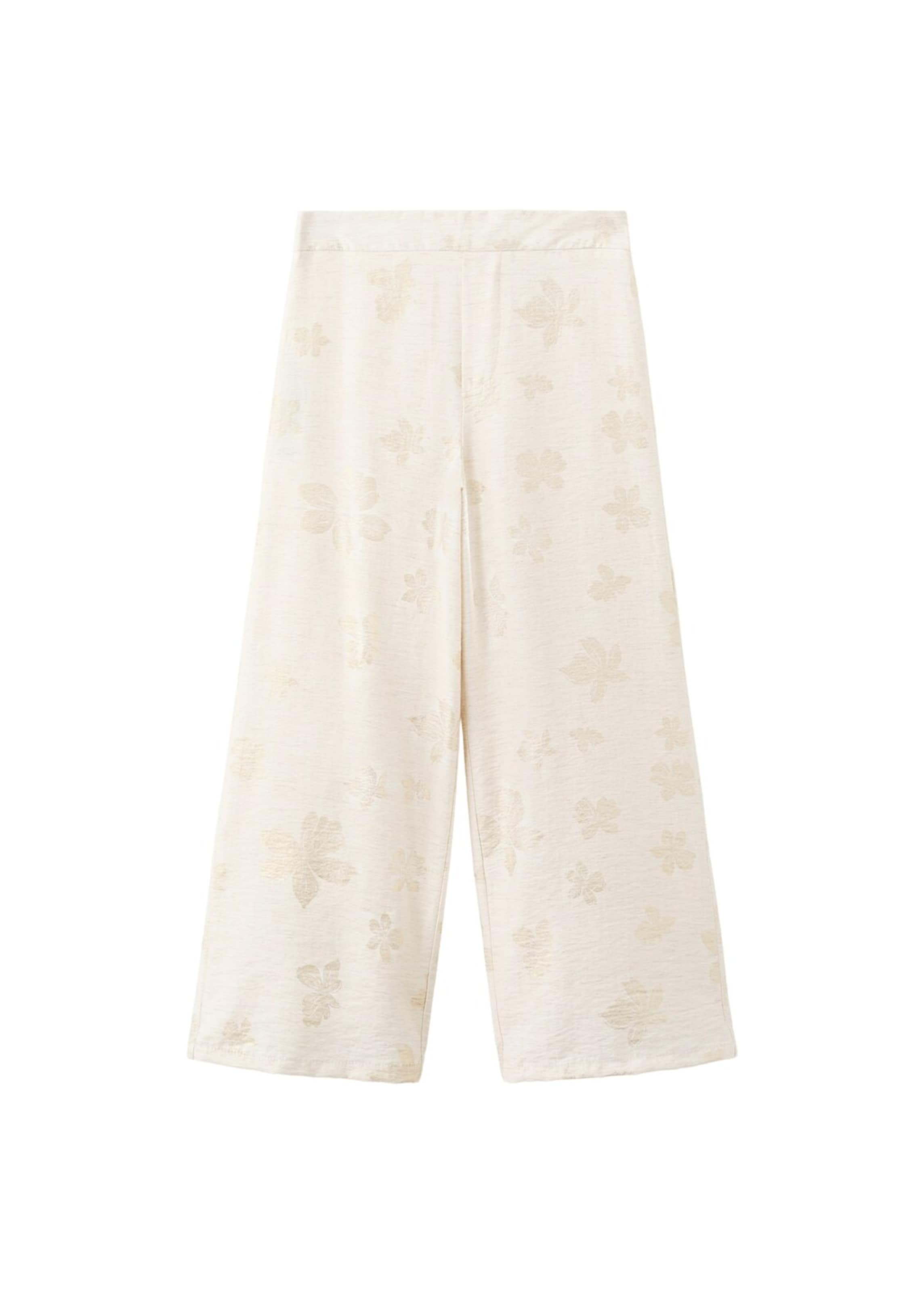 MANGO KIDS Regular Pants 'Luluset' in Beige: front