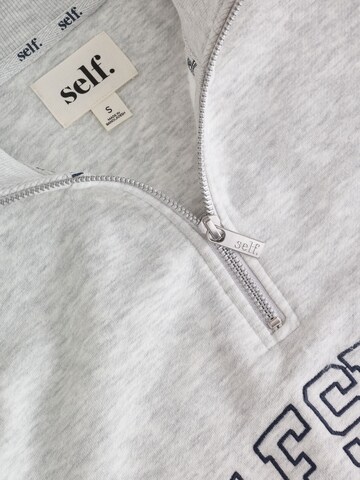Sweat-shirt self. en gris