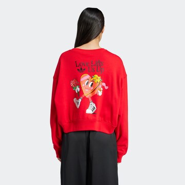 ADIDAS ORIGINALS Mikina 'Nelson' – červená: přední strana