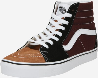 VANS Sapatilhas altas 'SK8-Hi' em castanho / caramelo / preto / branco, Vista do produto