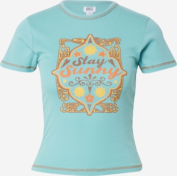 BDG Urban Outfitters Shirt 'STAY SUNNY BABY' in Blauw: voorkant